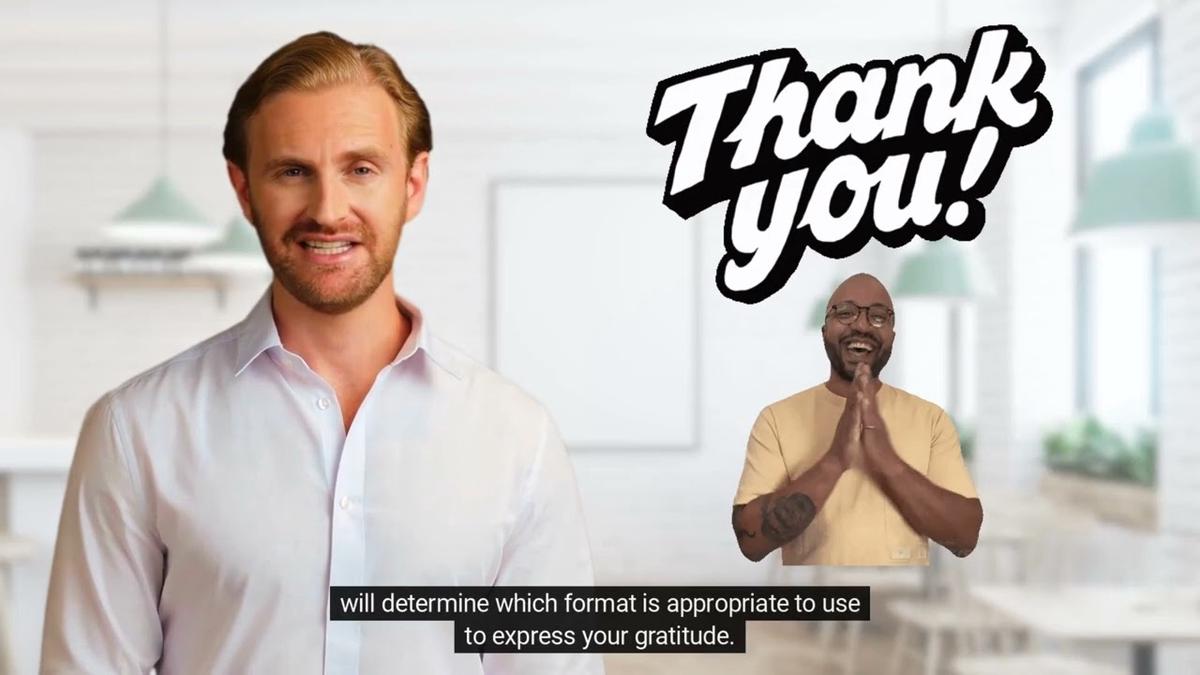 'Video thumbnail for Is it rude to say Thanks instead of Thank you?'