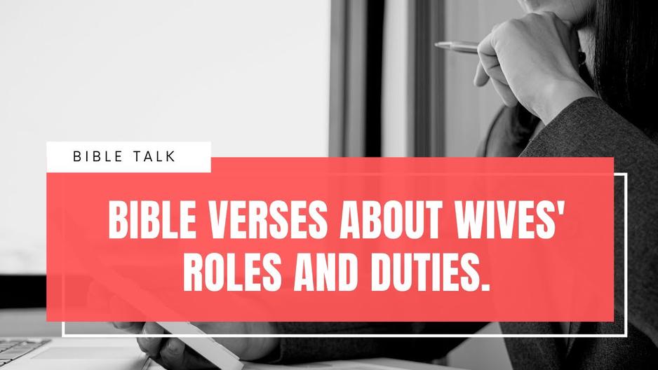 'Video thumbnail for Bible Verses About Wives Roles.'
