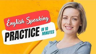 'Video thumbnail for English Speaking Practice || Health English || Beginner to Intermediate'
